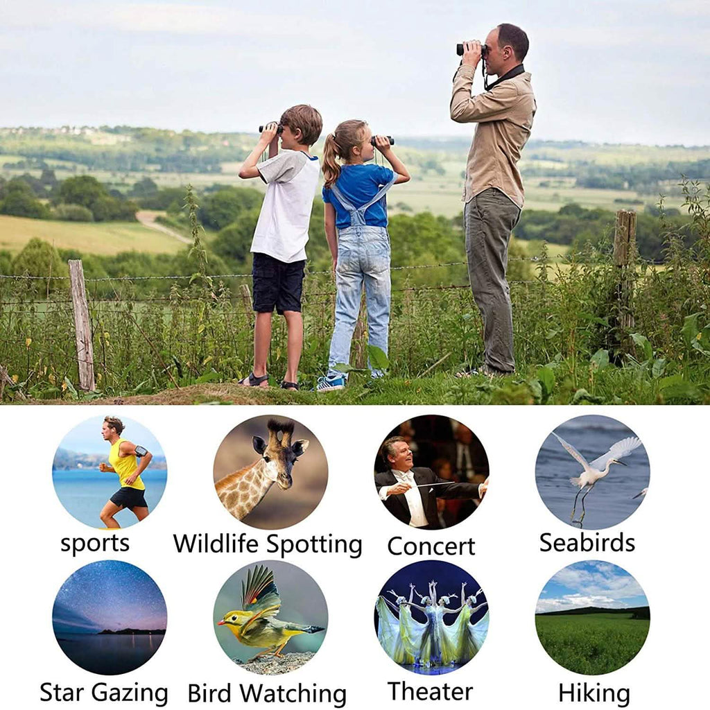 8 x 21 Small Pocket Binoculars Compact by DailySale