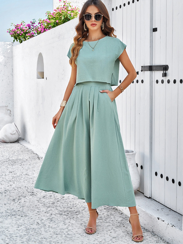 Casual solid color vest dress by nowadaysfashion