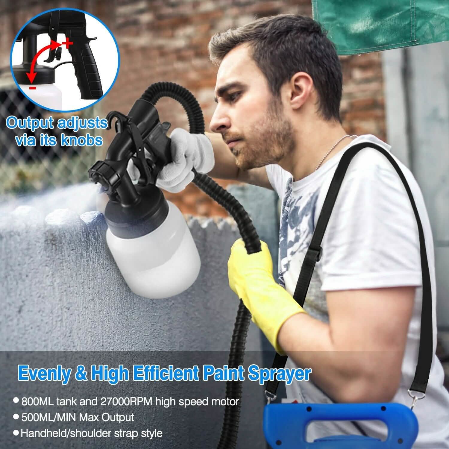 800ML Paint Spray Painter 650W by DailySale