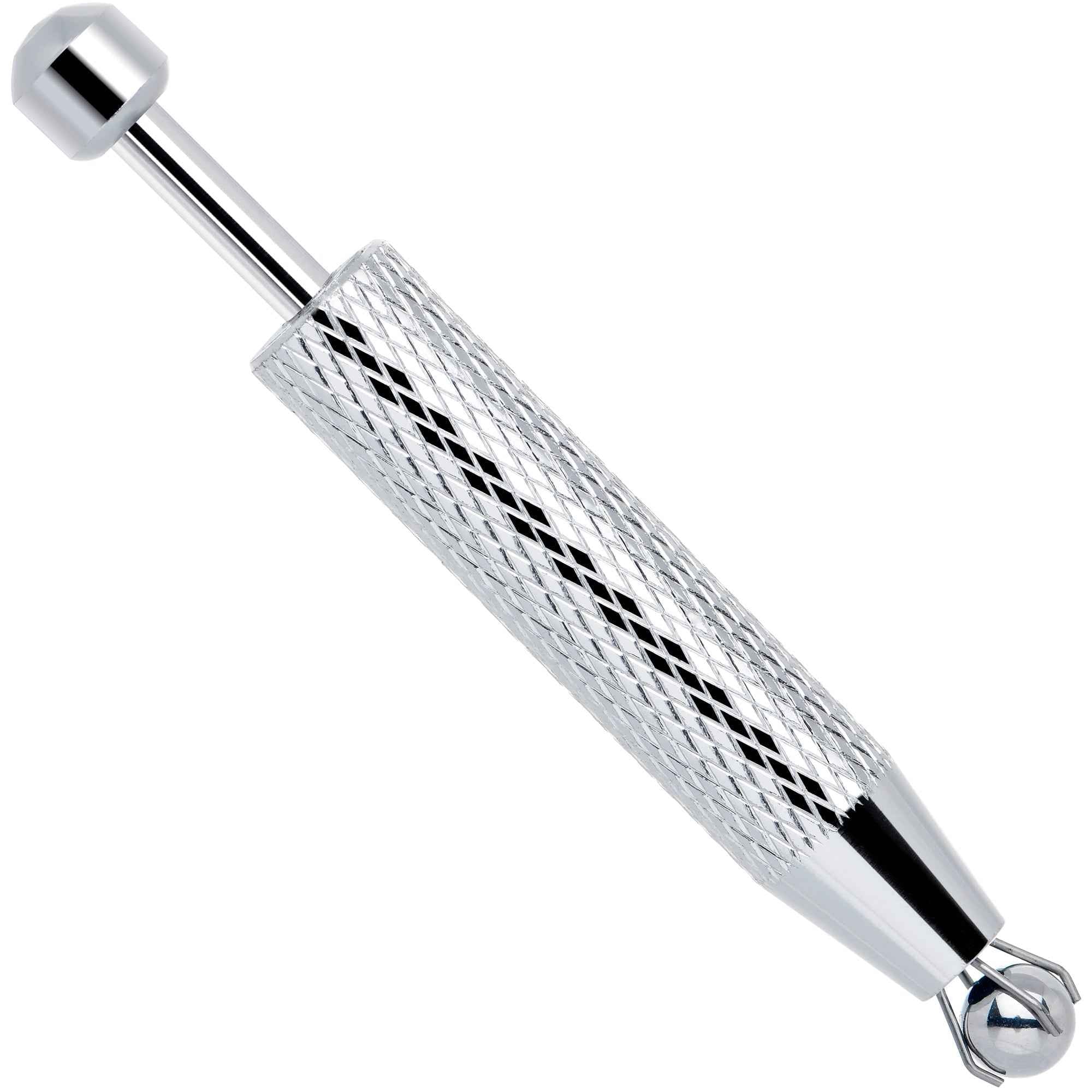 Silver Piercing Ball Grabber Tool 2.48 Inch Length by BodyCandy