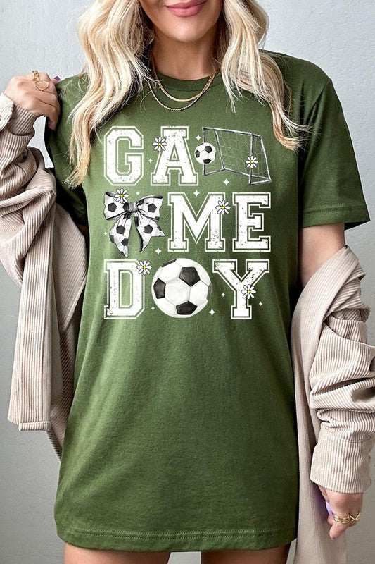 Soccer Game Day Graphic Plus Tee