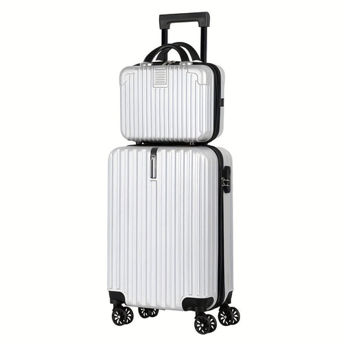 2-Piece Spinner Luggage Set – 20” Carry-On & 14” Crossbody Handbag by DailySale