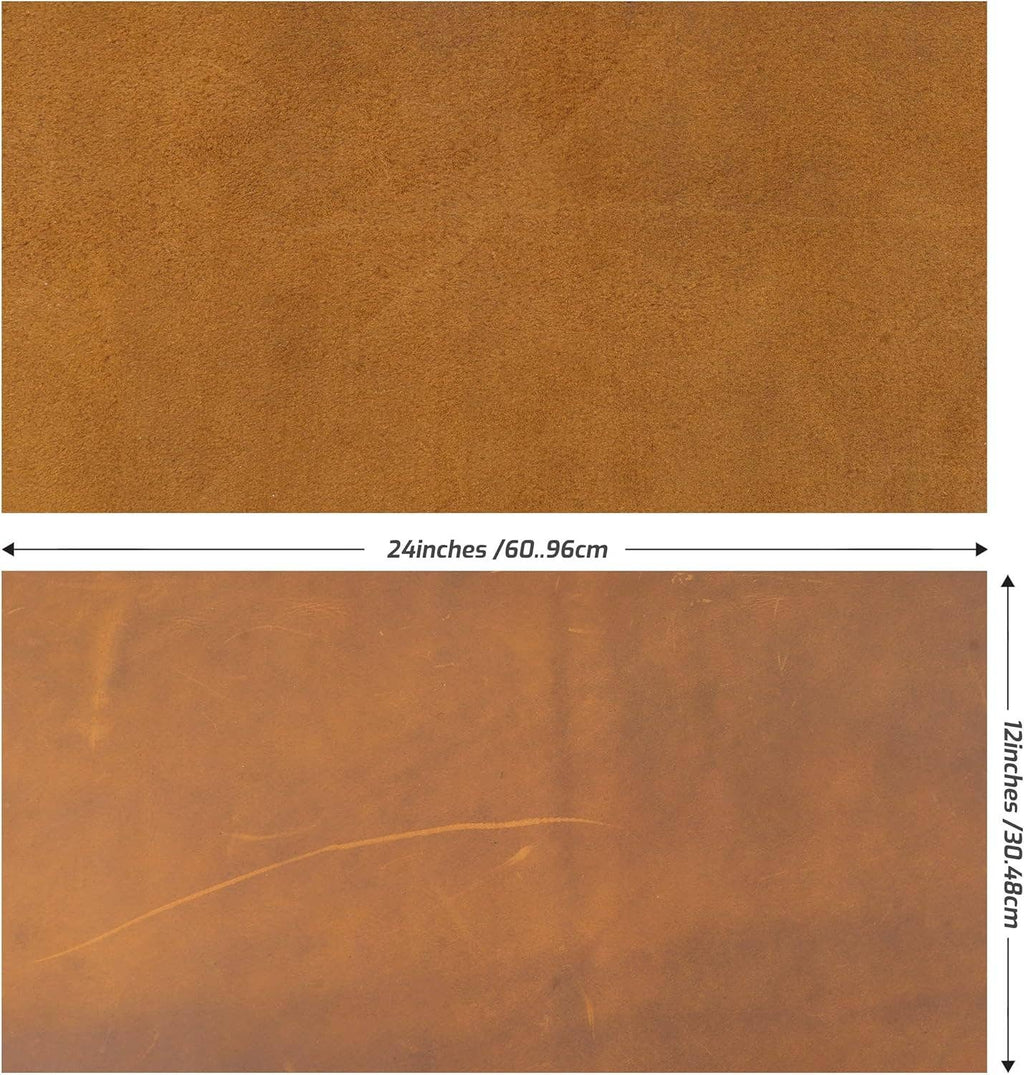 Full Grain Cowhide Leather 2mm Tooling Sheets - Craft & DIY by Hadzam
