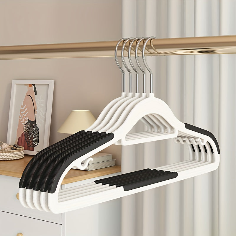 10-Pack: Heavy-Duty Plastic Anti-Skid Clothes Hangers by DailySale
