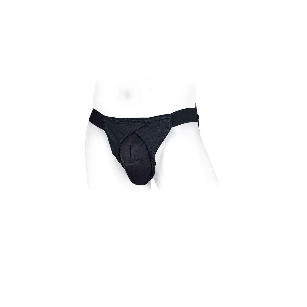 SpareParts Pete Freestyle Nylon Packing Jock Black Size S - Goddess Imports Marketplace