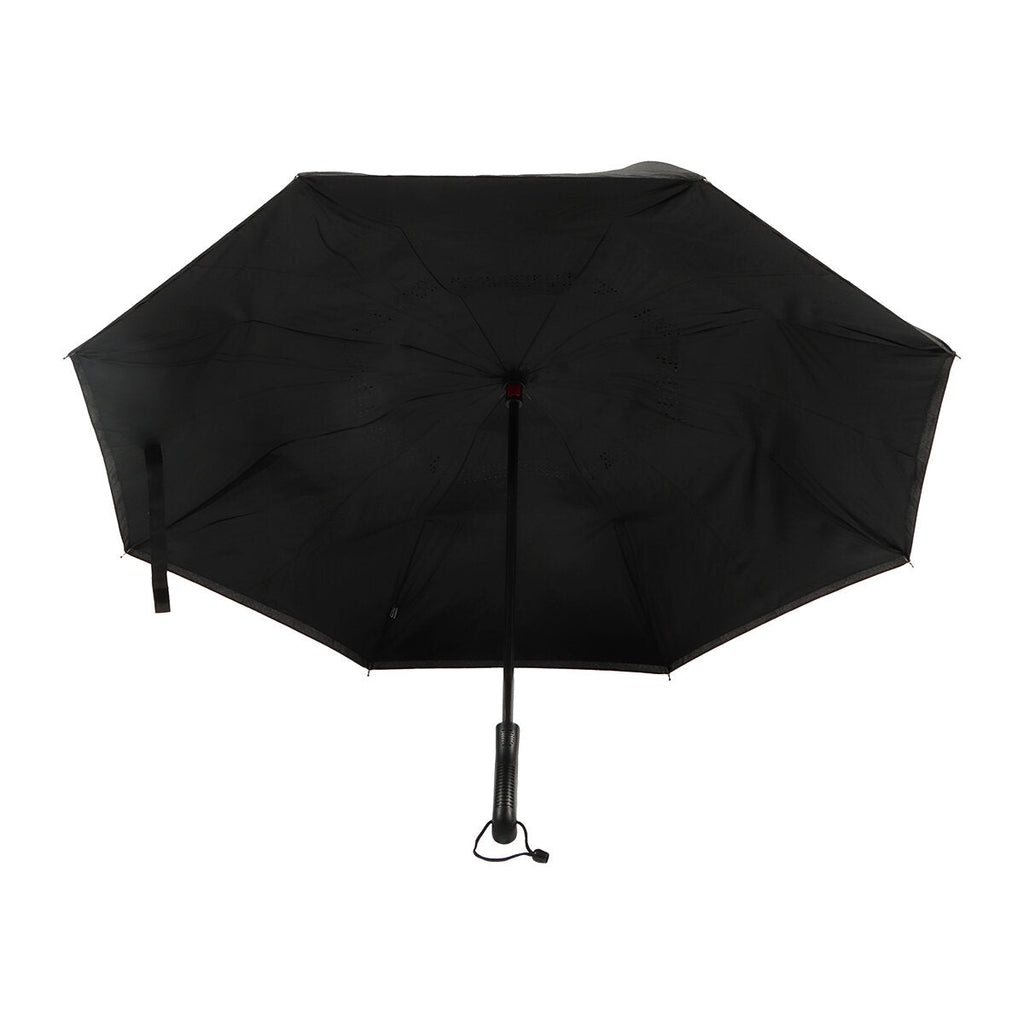 Biggdesign Moods Up Reverse Black Umbrella For Rain - Goddess Imports Marketplace