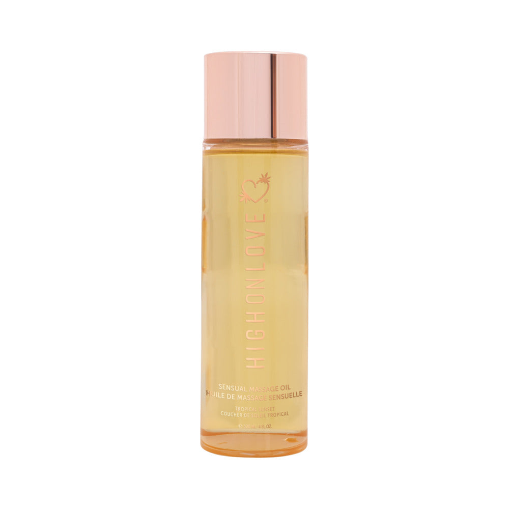 HighOnLove Massage Oil Tropical Sunset - Goddess Imports Marketplace