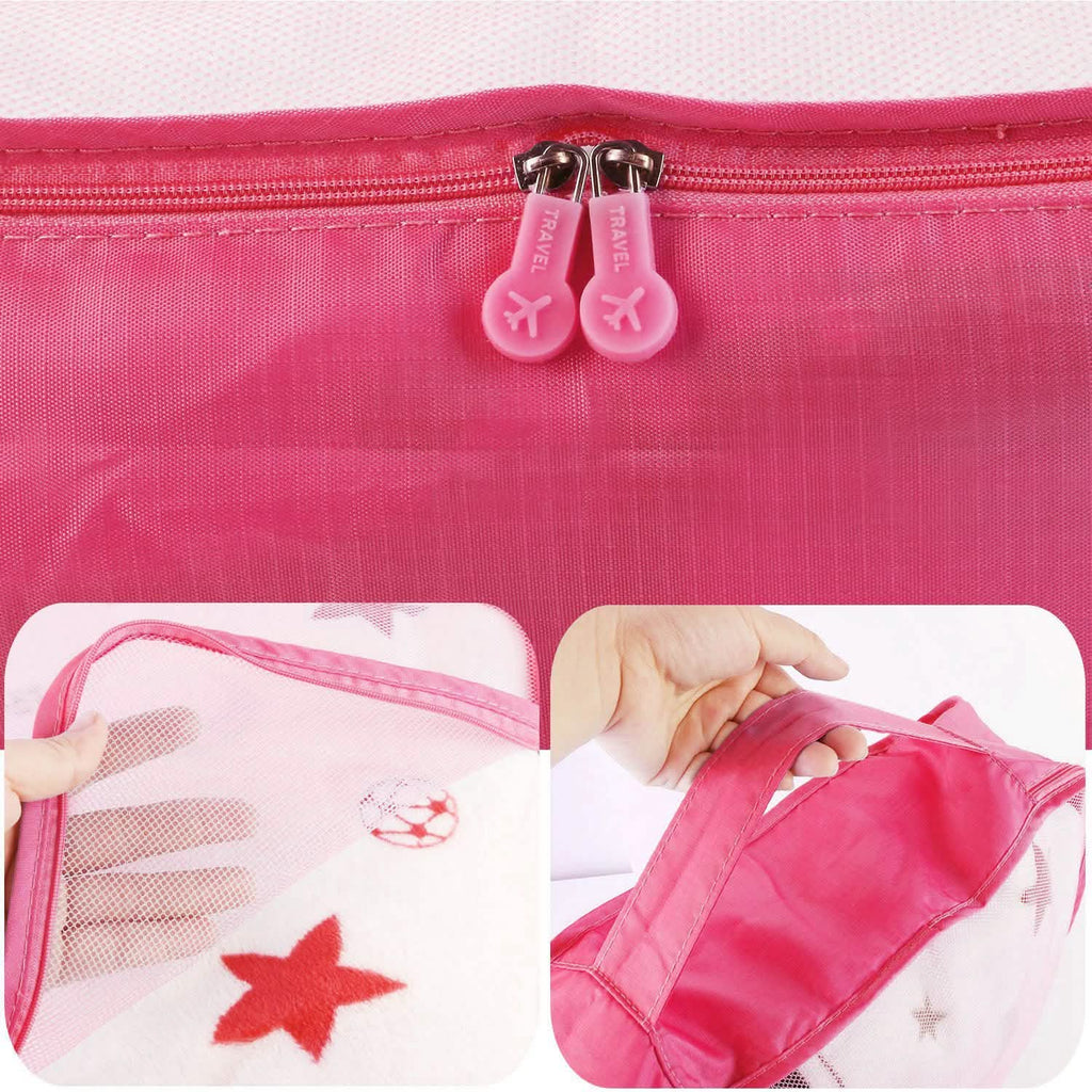 9-Piece: Clothes Storage Bags Water-Resistant Travel Luggage Organizer by DailySale