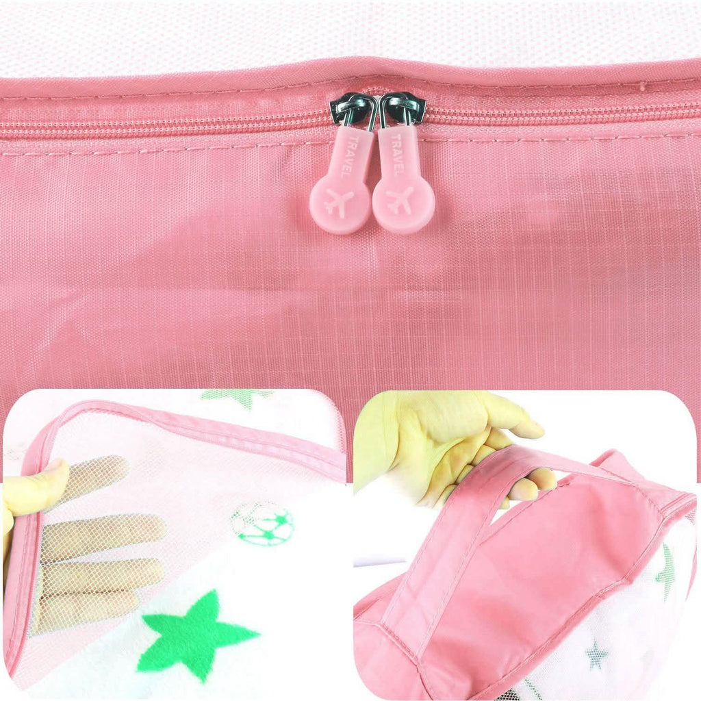 9-Piece: Clothes Storage Bags Water-Resistant Travel Luggage Organizer by DailySale