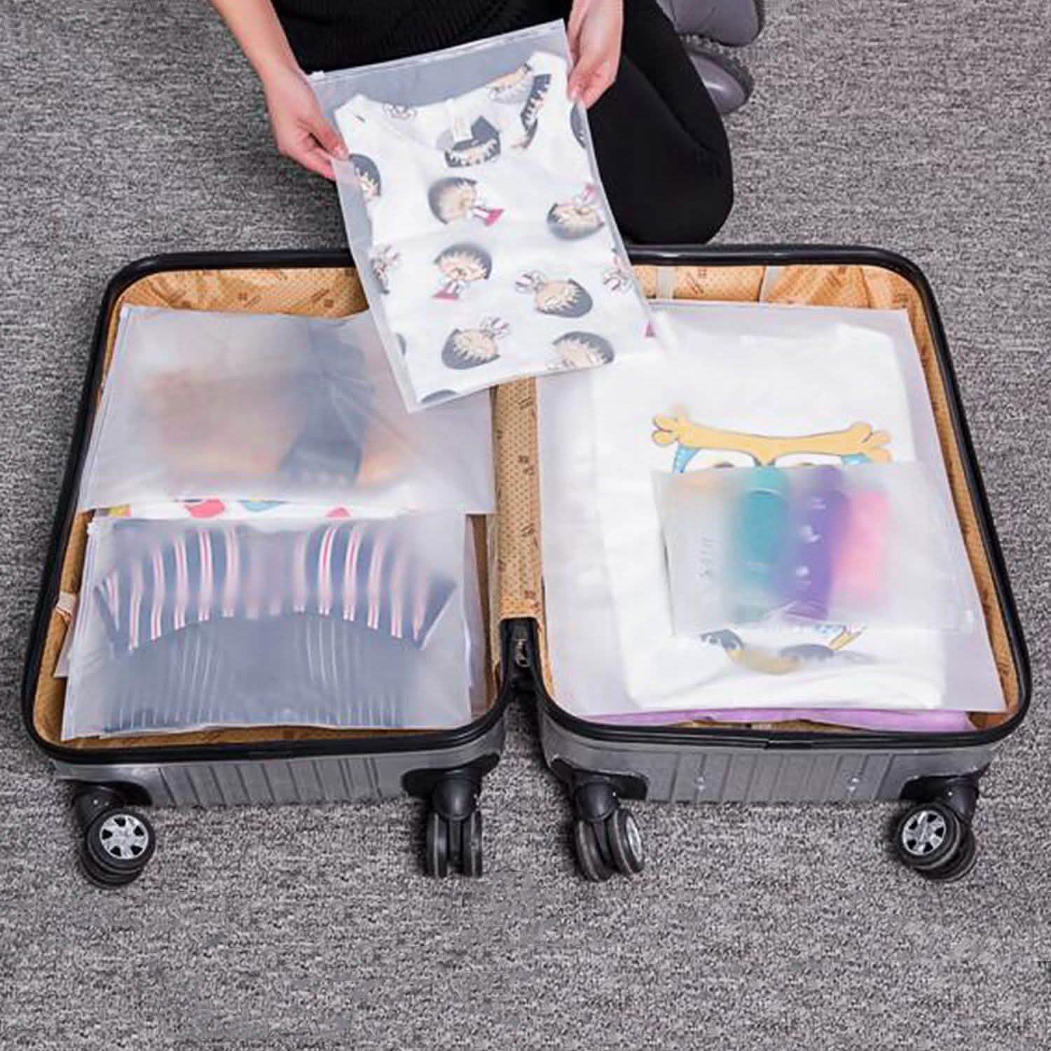 9-Piece: Clothes Storage Bags Water-Resistant Travel Luggage Organizer by DailySale