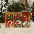 9-Pieces: Festive Christmas Wooden Hanging Box by DailySale