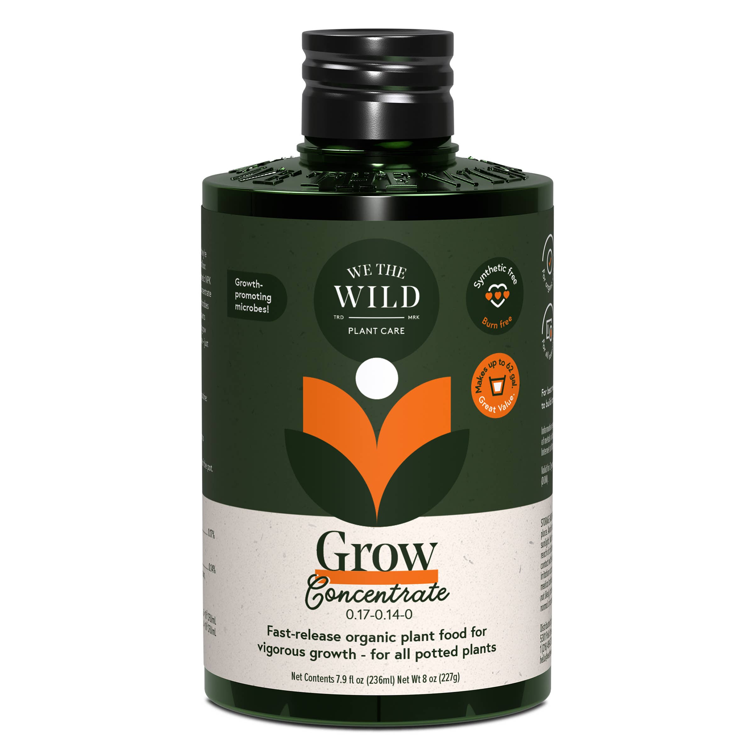 Grow Organic Plant Food Concentrate 8 oz by Terra Cotta Botanical Boutique