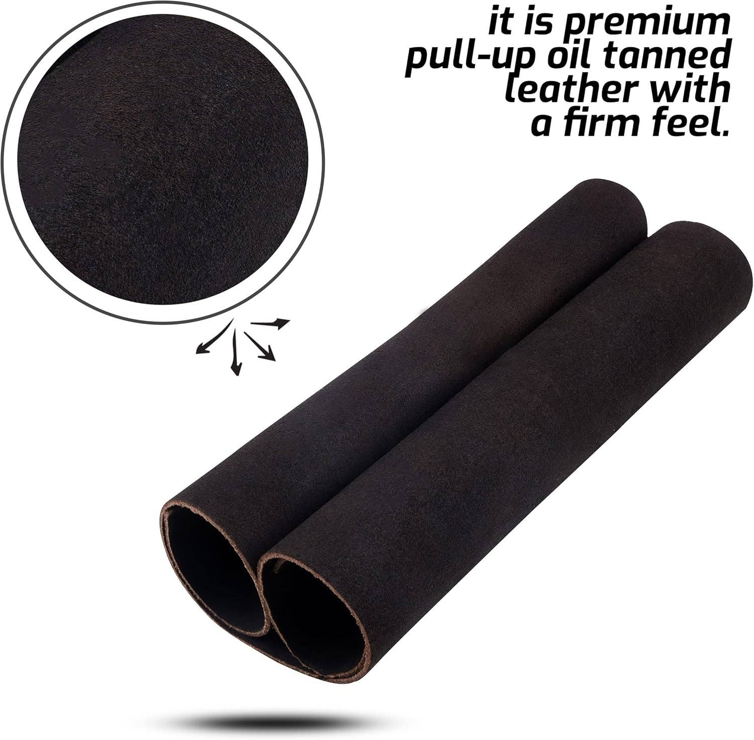 Full Grain Cowhide Leather 2mm Tooling Sheets - Craft & DIY by Hadzam