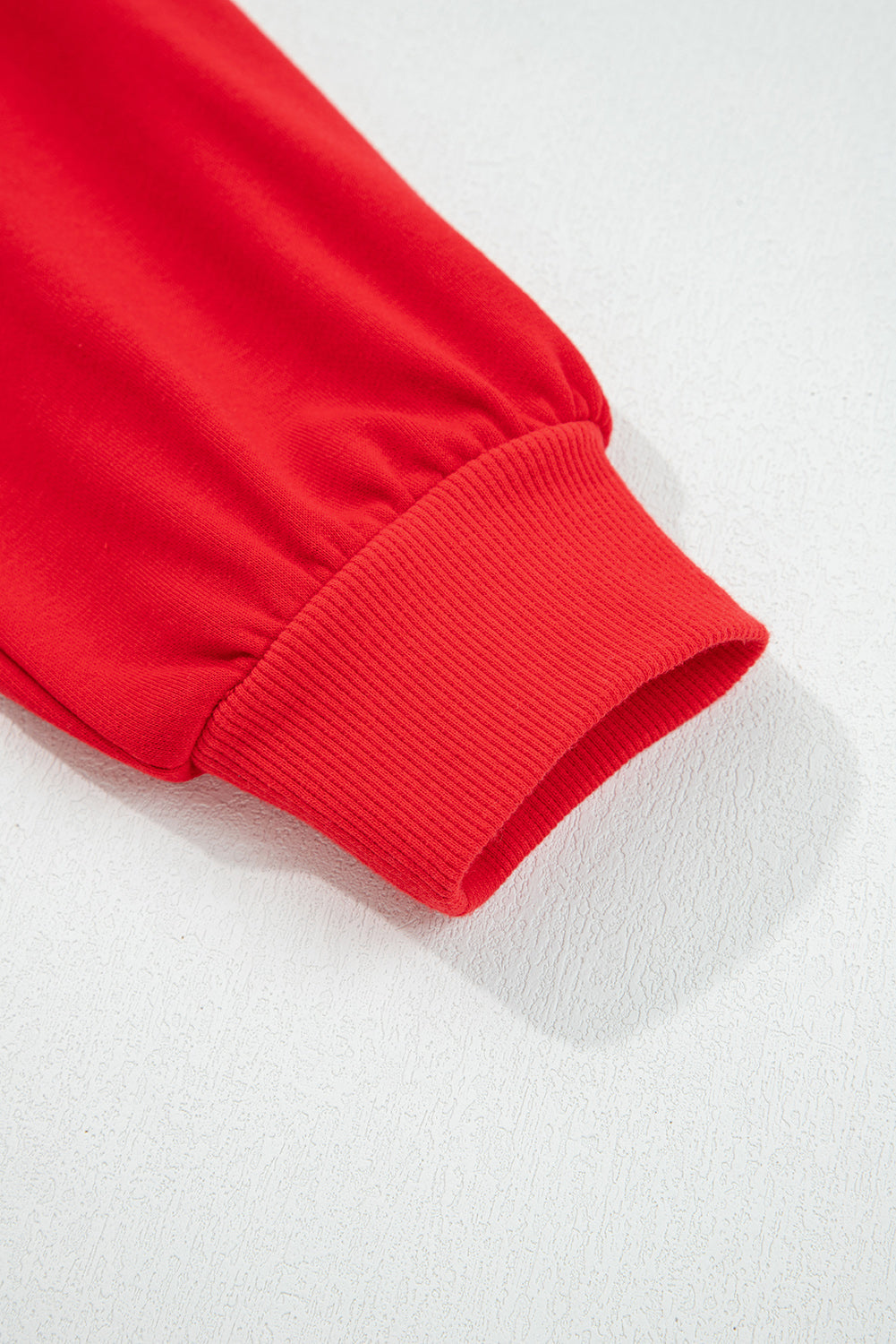 Fiery Red How Bout Them Dawgs Embroidered Script Balloon Sleeve Sweatshirt by Wild and Free Boutique