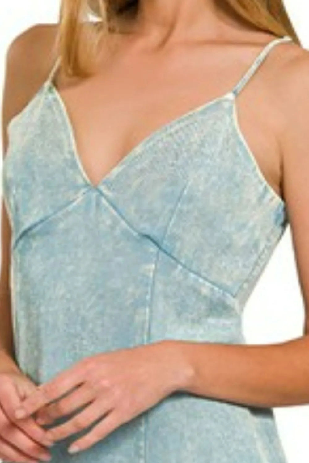 Zenana Tencel Mineral Washed Maxi Dress by Selvanelle
