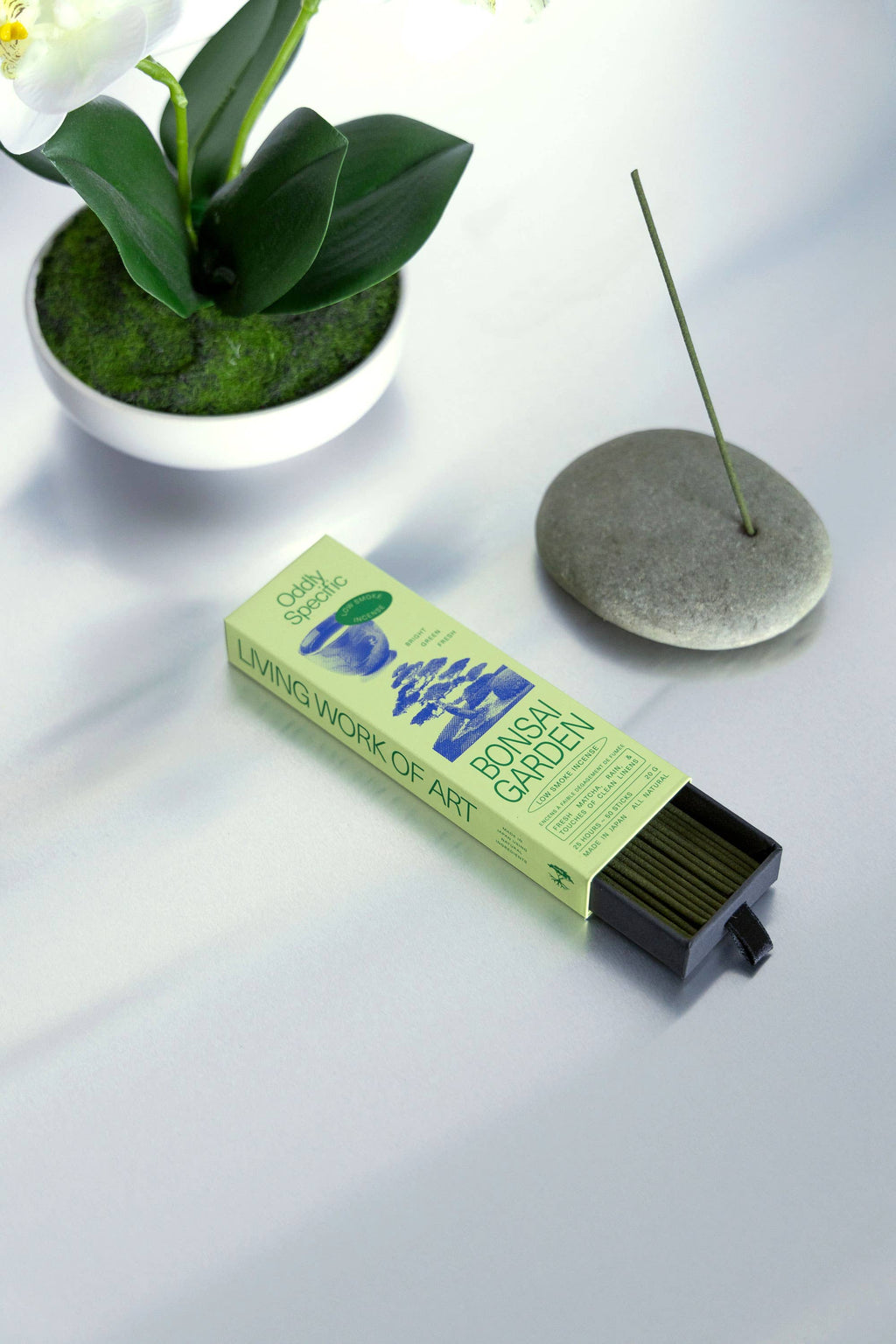 Low Smoke Incense, Made in Japan, Natural | Bonsai Garden by Terra Cotta Botanical Boutique