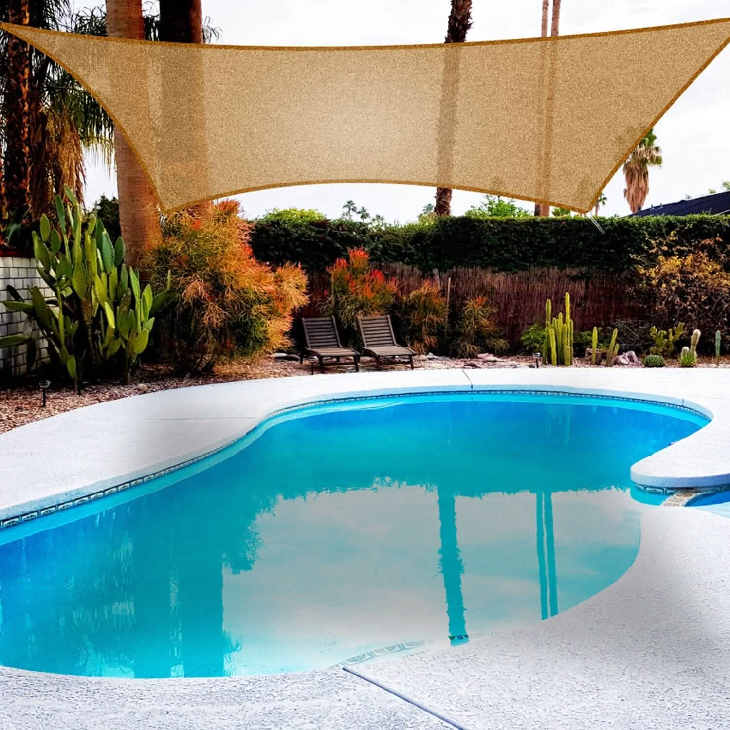 98% UV Block Awning Shelter Rectangle Shade Sails Top Canopy by DailySale