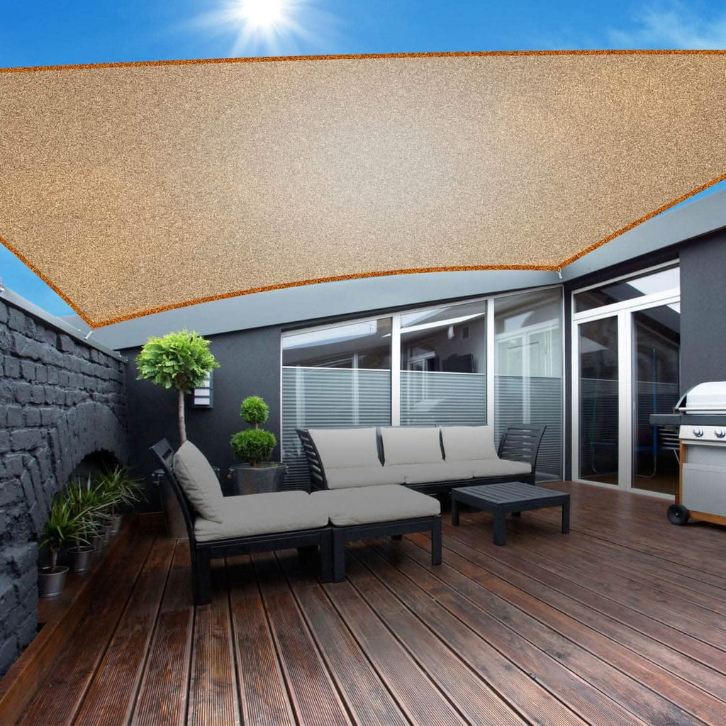 98% UV Block Awning Shelter Rectangle Shade Sails Top Canopy by DailySale