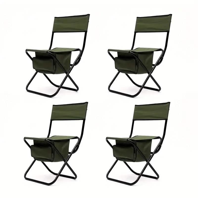 4-Piece: Folding Outdoor Chair with Storage Bag by DailySale