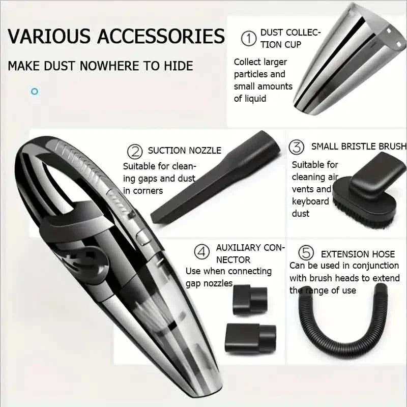 Car Handheld Cordless Vacuum Cleaner by DailySale