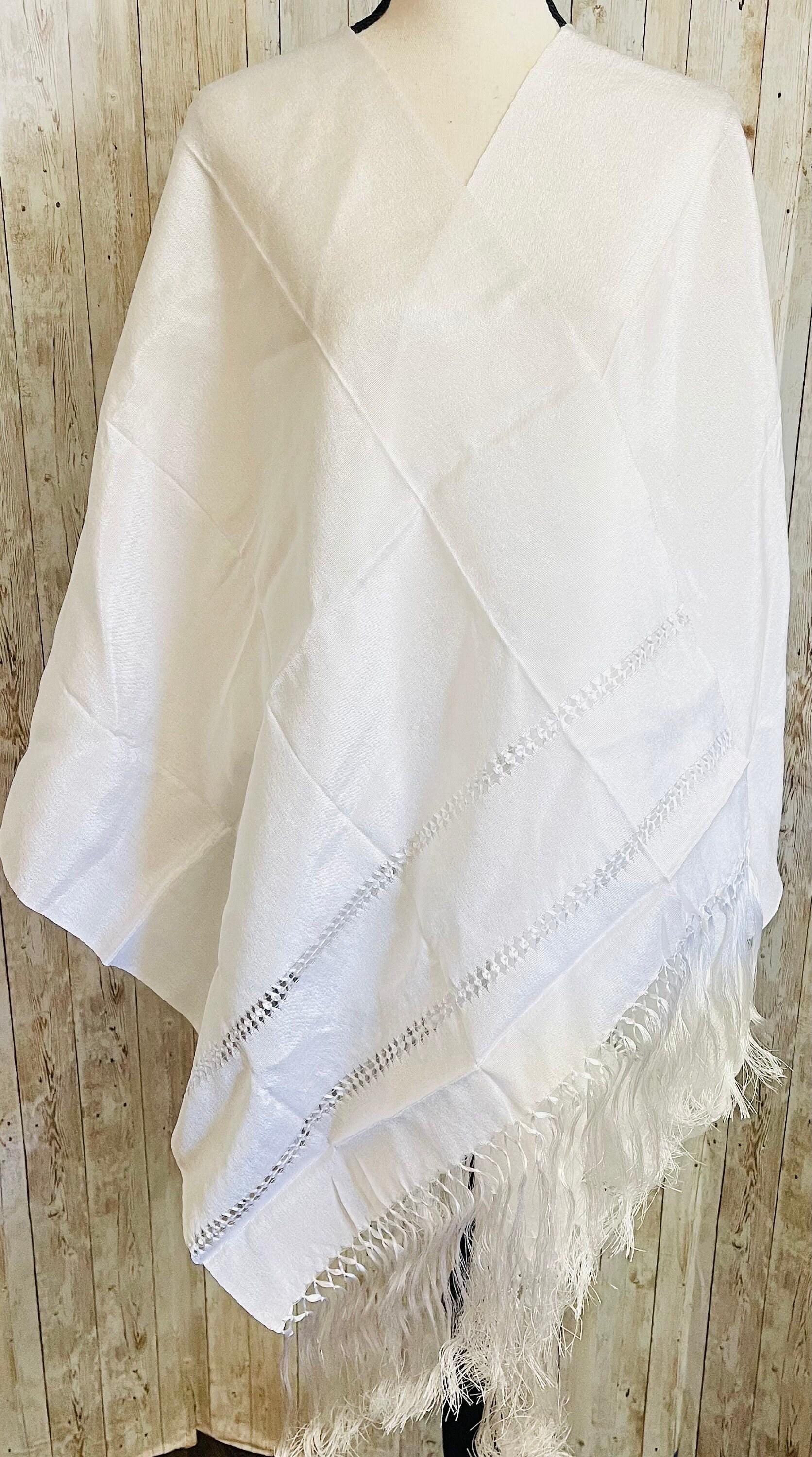 Authentic Mexican Silk Wrap Shawl Reboso Mexicano De Artiseda by Chica Mexico