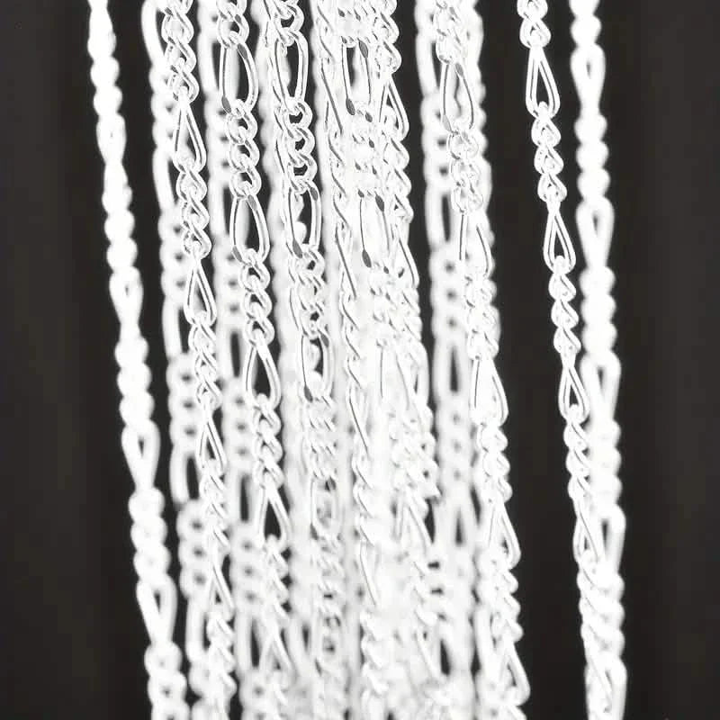 Exquisite Copper Necklace Chain, 16–30in Adjustable, 925 Silver Plated by DailySale