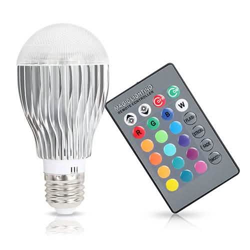 9W LED Light Bulb E27 RGB Lamp by DailySale