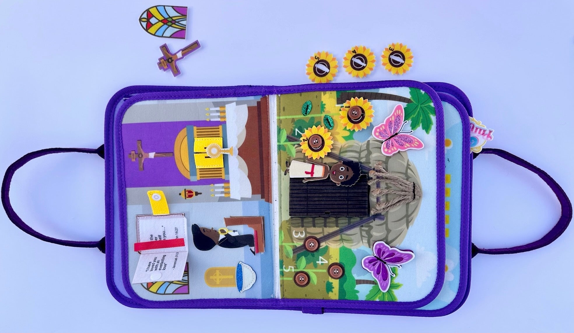 My Pray & Play Busy Book - God's Princesses by Saintly Heart