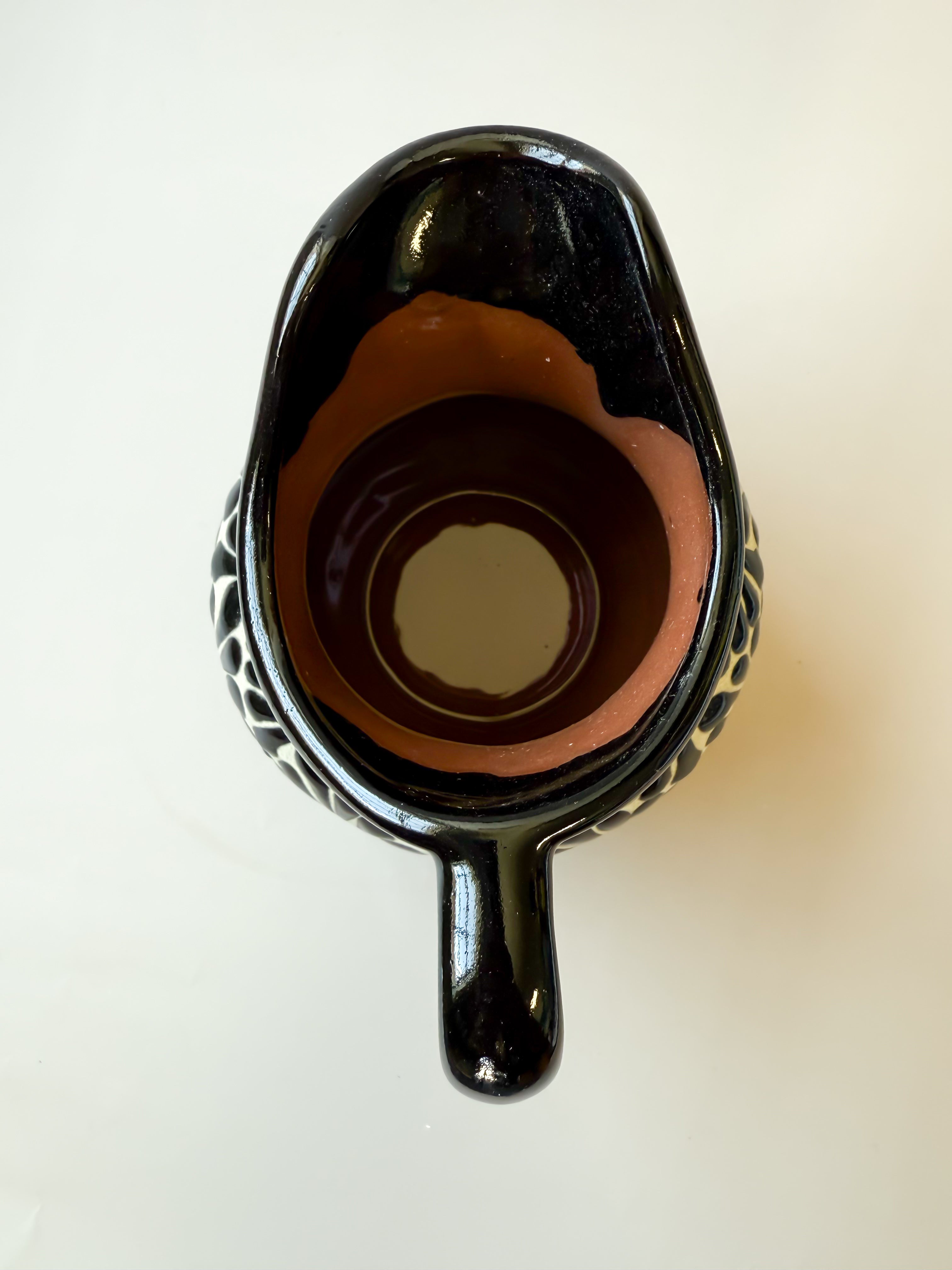 Talavera Style Clay Pitcher - Engobe Jarra Barro by TheMexHub