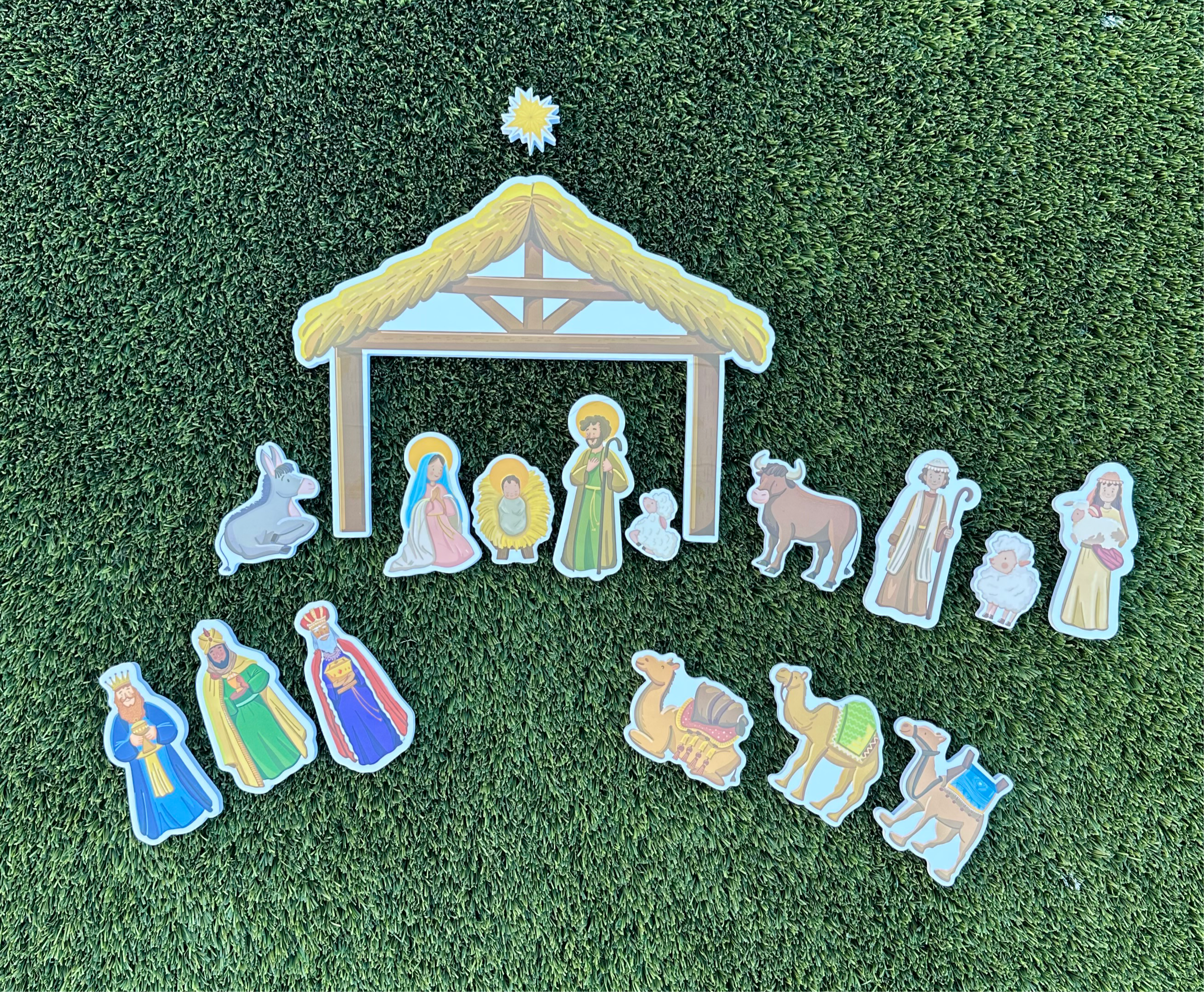 Quiet Nativity Set (a Christmas bath toy!) by Saintly Heart