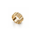 Machina Gear Stainless Steel Band Ring