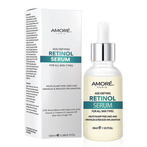 Amore Paris 2.5% Retinol Serum For Face With Hyaluronic Acid Night Facial Serum by DailySale