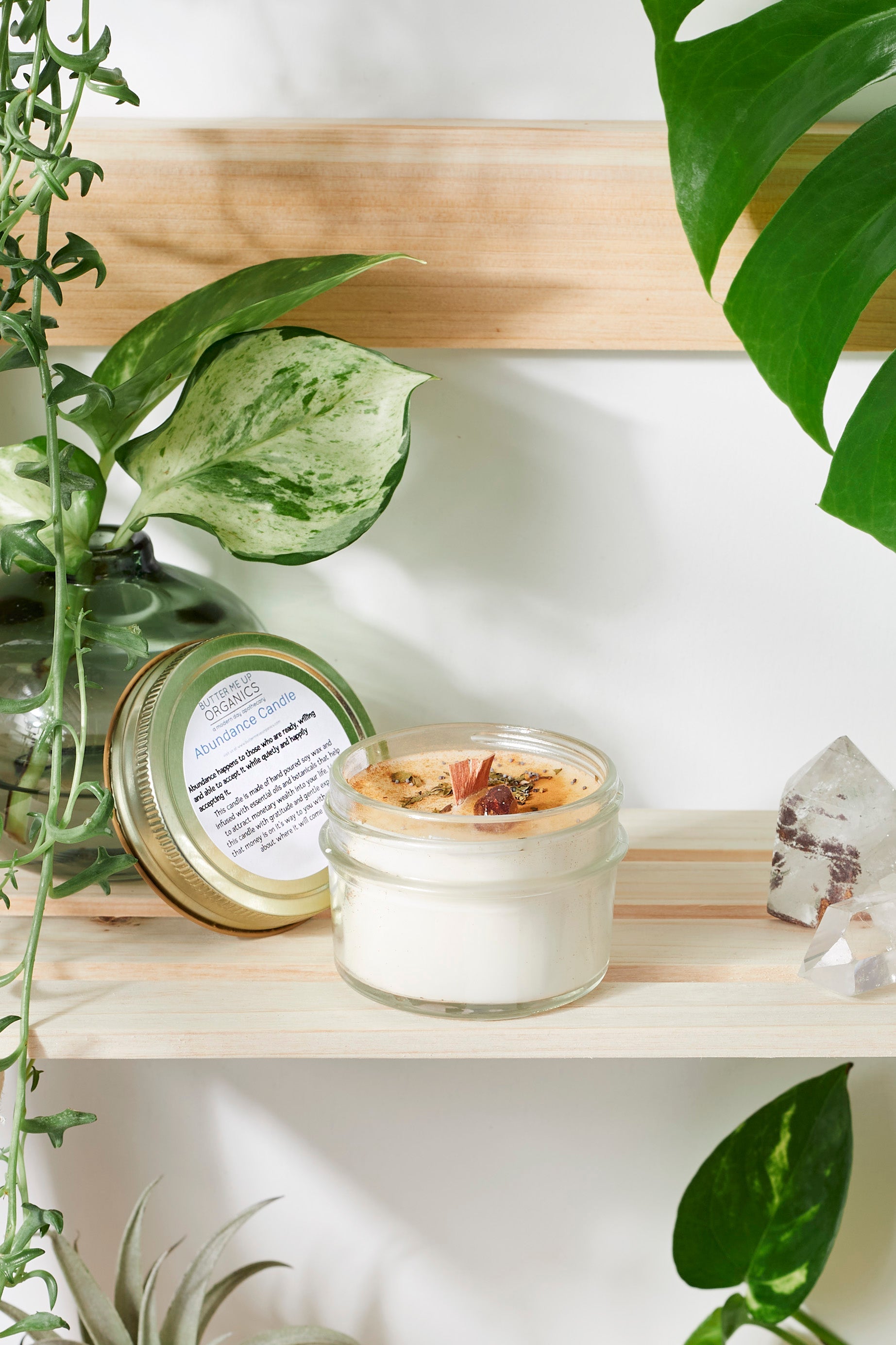Abundance Candle / Ritual Candle / Intention Candle / Hand Poured - Goddess Imports Marketplace