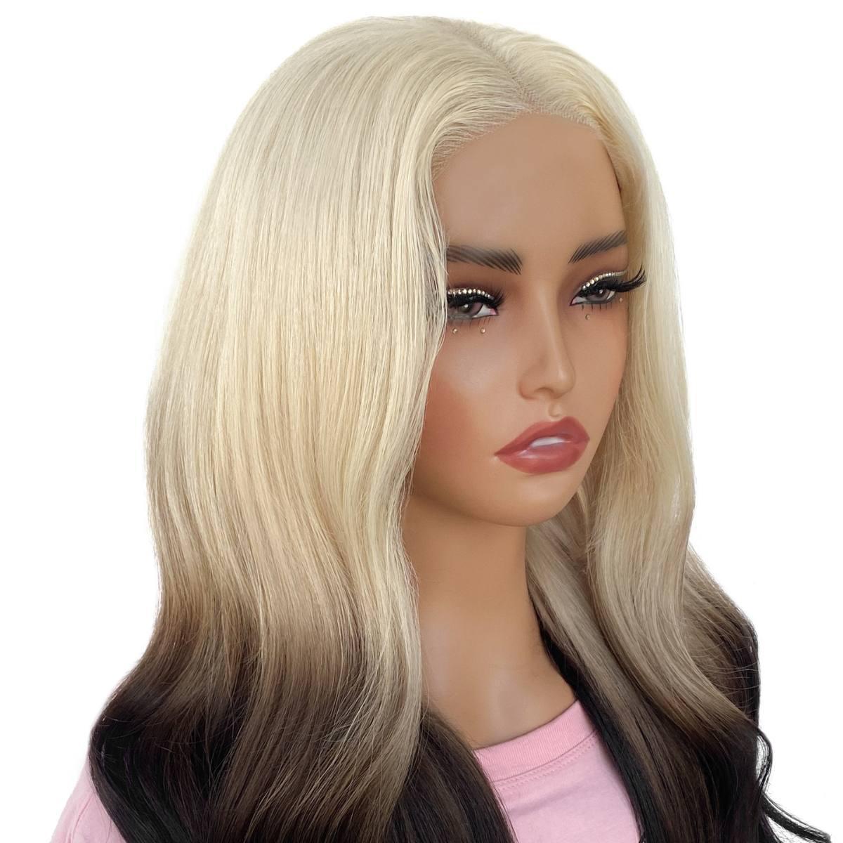Raw Aurora Glueless 5x5 HD Lace Professionally Colored 100% Human Hair Closure Wig by Private Label