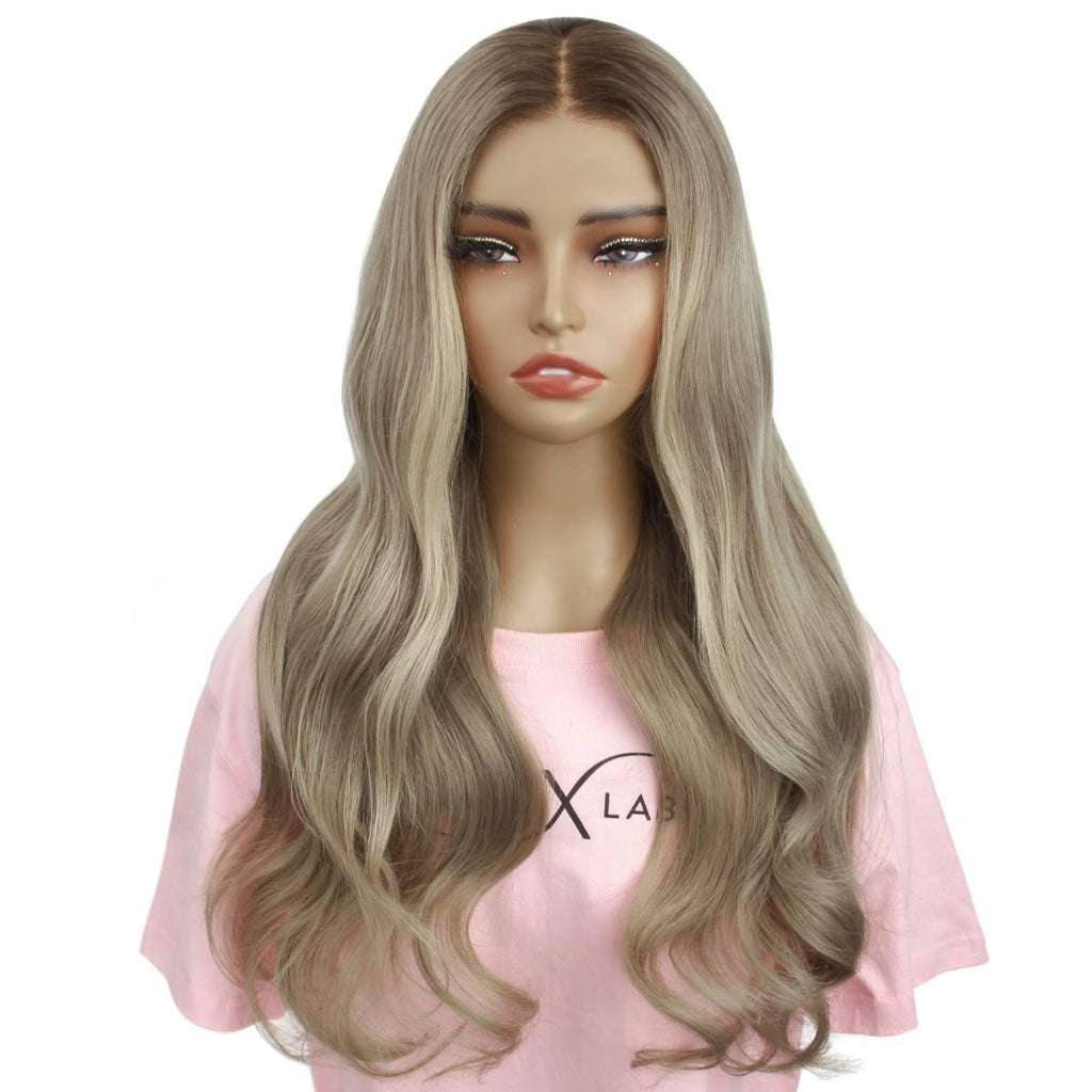 Raw Autumn Glueless 5x5 HD Lace Professionally Colored 100% Human Hair Closure Wig by Private Label