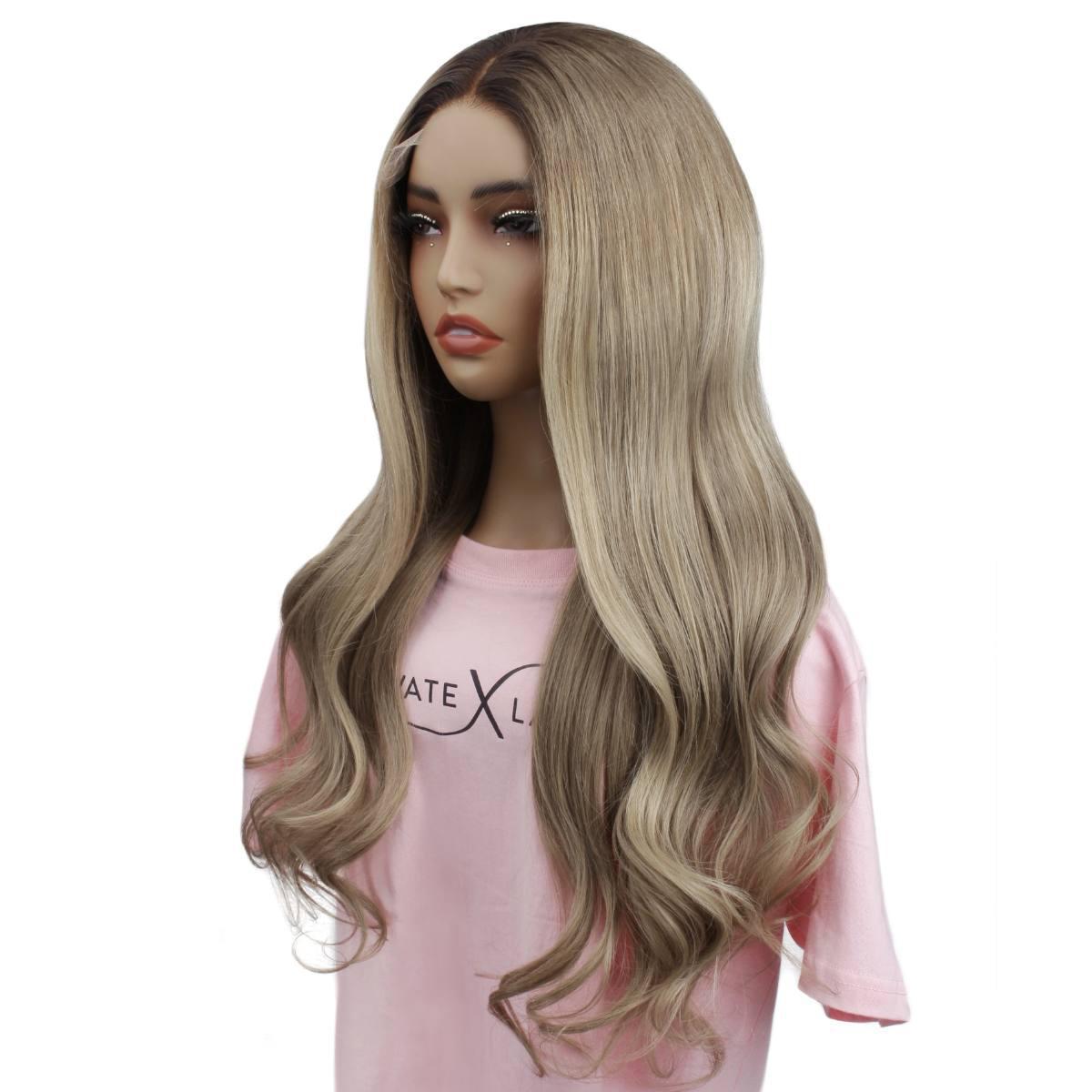 Raw Autumn Glueless 5x5 HD Lace Professionally Colored 100% Human Hair Closure Wig by Private Label