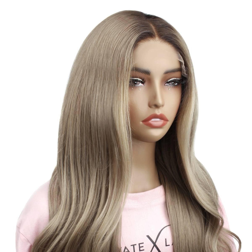 Raw Autumn Glueless 5x5 HD Lace Professionally Colored 100% Human Hair Closure Wig by Private Label