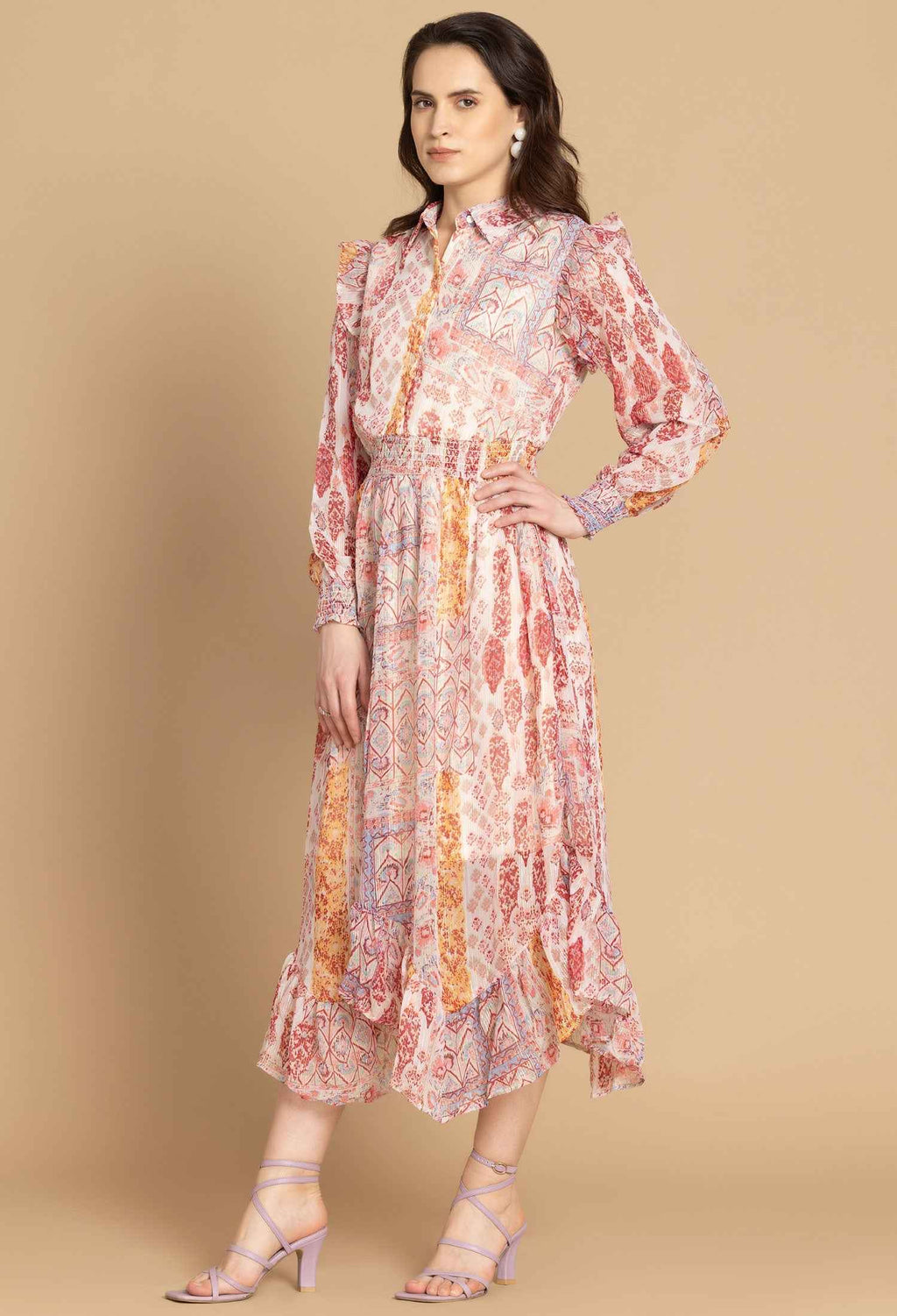Bohera Renae Patterned Dress