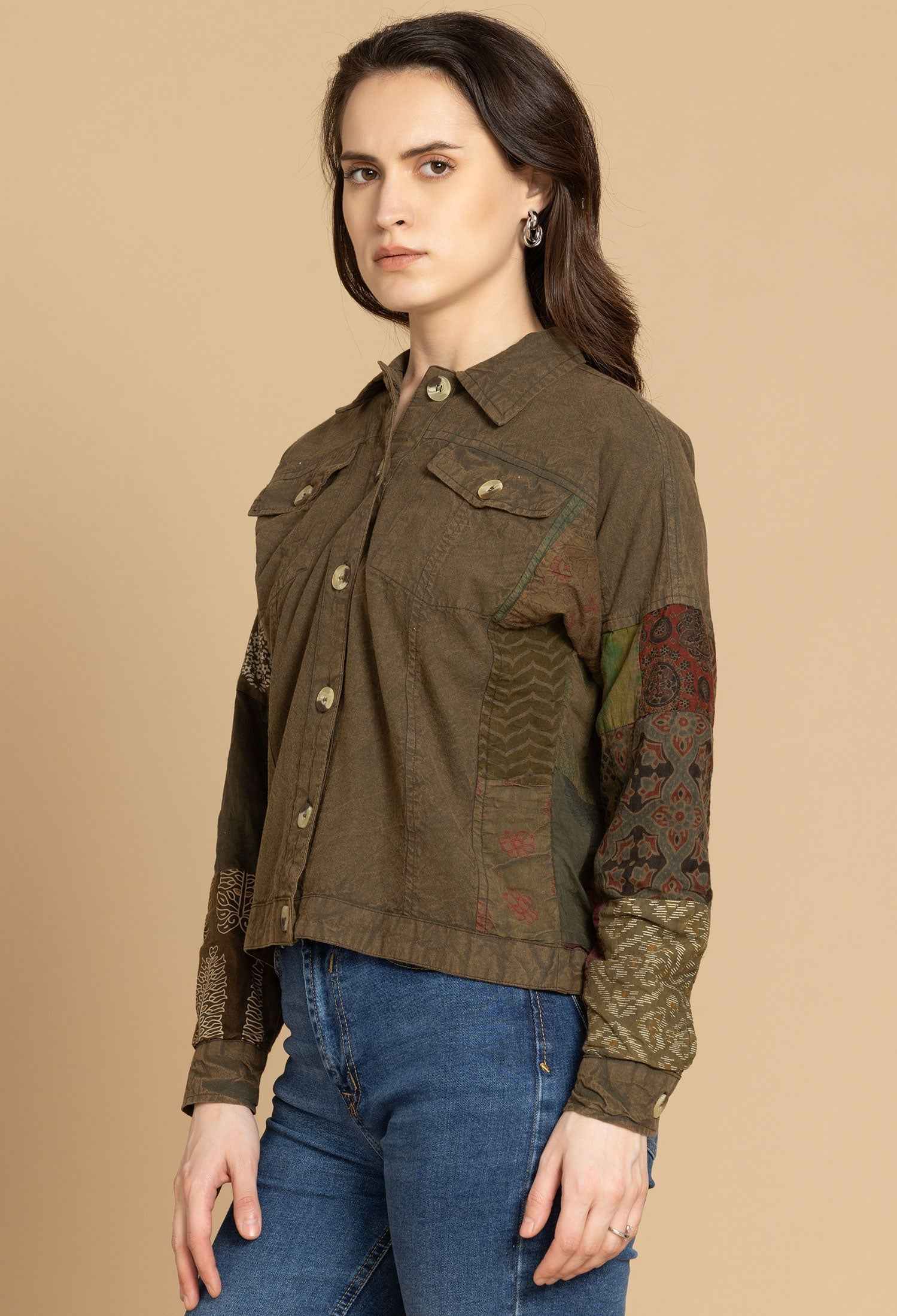 Bohera Madisson Color Accent Shirt Top