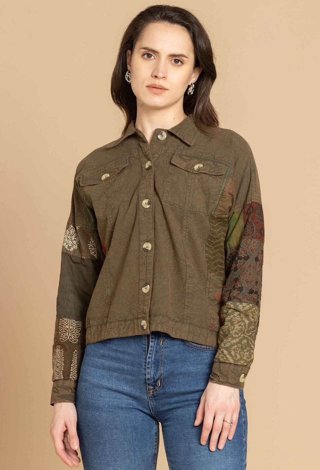 Bohera Madisson Color Accent Shirt Top