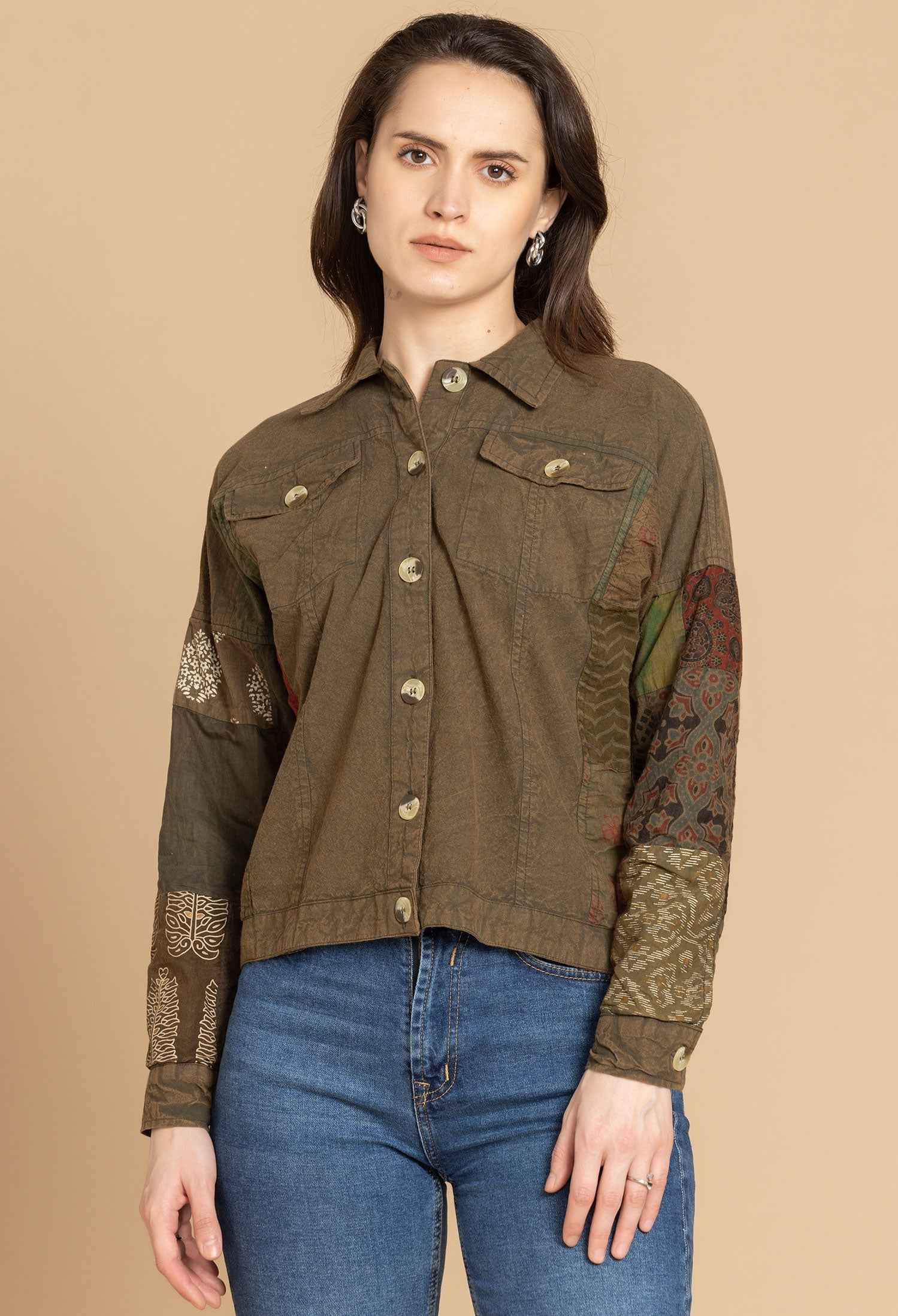 Bohera Madisson Color Accent Shirt Top