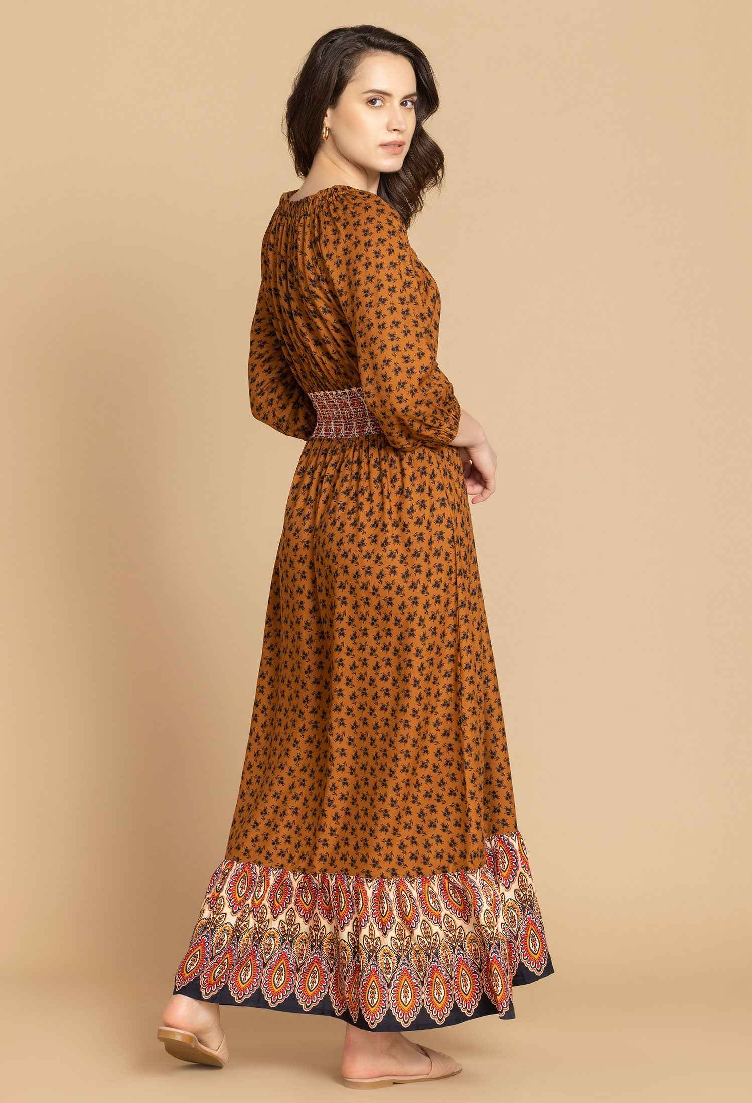 Bohera Millie V-Neck Accent Dress