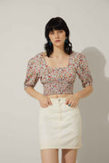 Bohera Juleebee Short Waist Floral Top