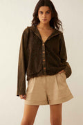 Deena Watson Hooded Patchwork Jacket
