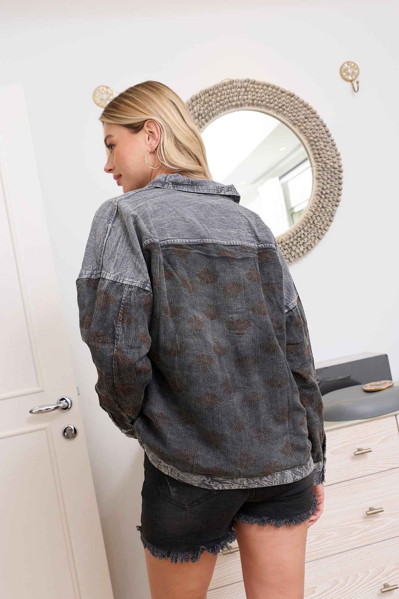 Mylee Collins Patchwork Shacket