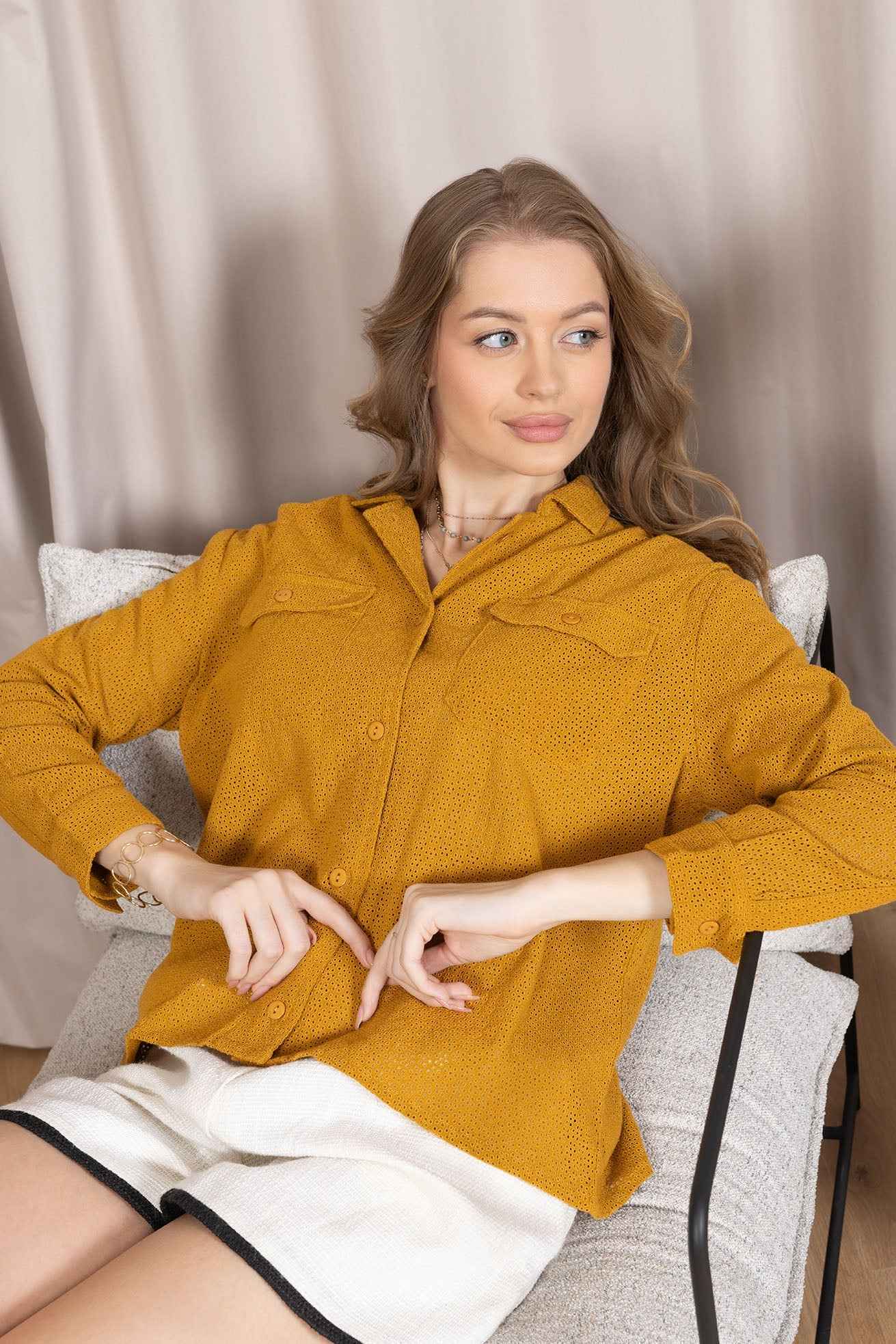 Caleen Macy Collared Shirt
