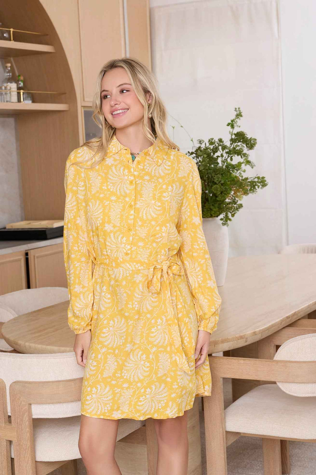 Resplendent Shirt Dress