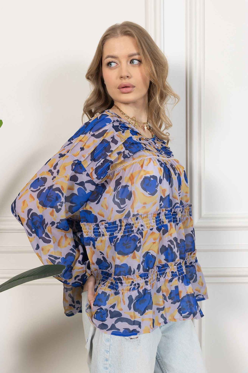 Dagmar Layered Blouse Top