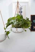 Redondo Hanging Pot Planter Ceramic Indoor Outdoor Garden Decor