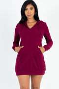 French Terry Hoodie Dress (CAPELLA) - Goddess Imports Marketplace